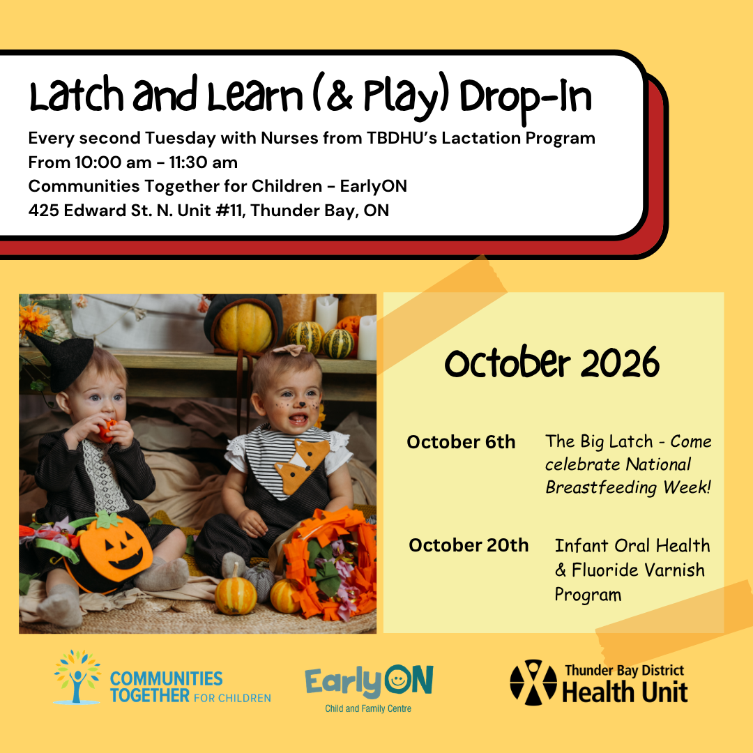 Latch and learn October schedule 2026