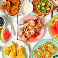 a table full of fresh fruits and vegetables